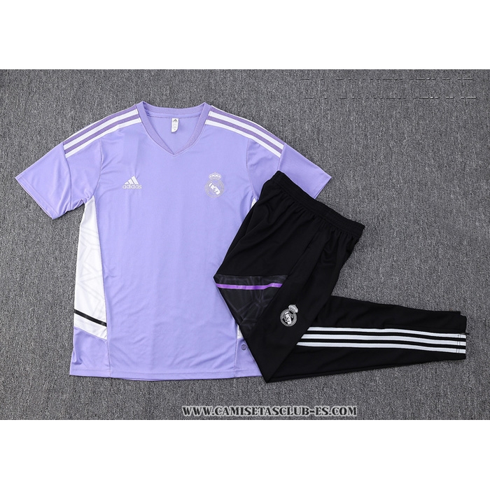 Chandal del Real Madrid 22-23 Manga Corta Purpura